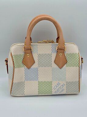 Louis Vuitton Speedy 20 Bandouliere Damier Pistachio
